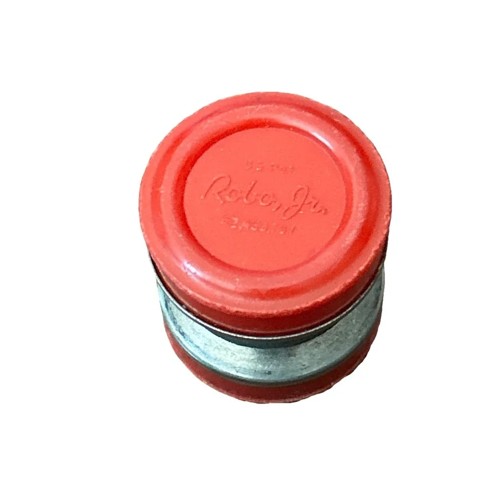 ROBO Jr Rolling Knife Blade Sharpener Mid Century Vintage Red‎ Round USA